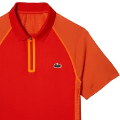 POLO LACOSTE ATHLETE -Équipement De Tennis dh5046 xim rouge 5