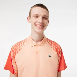 POLO LACOSTE DJOKOVIC PARIS -Équipement De Tennis dh5867 t71 orange 3