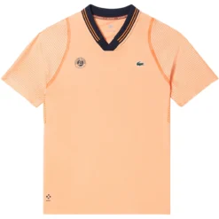 POLO LACOSTE ROLAND GARROS MEDVEDEV -Équipement De Tennis dh6064 7fg orange 4
