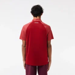 POLO LACOSTE DJOKOVIC ROLAND-GARROS -Équipement De Tennis dh7360 iiu rouge 3