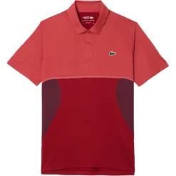 POLO LACOSTE DJOKOVIC ROLAND-GARROS -Équipement De Tennis dh7360 iiu rouge 5