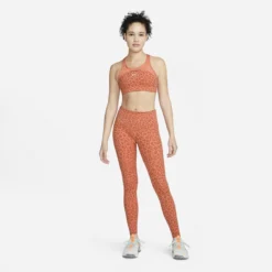 BRASSIERE NIKE FEMME DRI FIT -Équipement De Tennis dm0633 827 orange 5