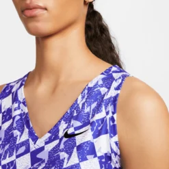 DEBARDEUR NIKE FEMME DRI FIT VICTORY 5 DEBARDEUR NIKE FEMME DRI FIT VICTORY -Équipement De Tennis dq6807 425 bleu 3