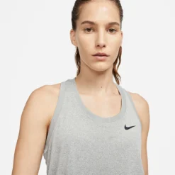 DEBARDEUR NIKE FEMME DRI FIT -Équipement De Tennis dx0706 013 gris 3