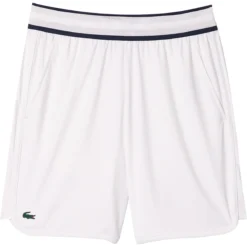SHORT LACOSTE MEDVEDEV ON COURT -Équipement De Tennis gh7403 001 blanc 4