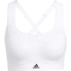 BRASSIERE ADIDAS FEMME HIGH SUPPORT -Équipement De Tennis hc5399 blanc 6