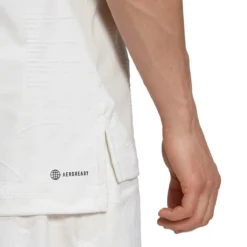 POLO ADIDAS LONDRES AUGER ALIASSIME -Équipement De Tennis hc8537 blanc 5