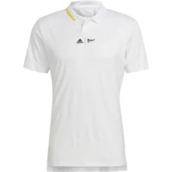 POLO ADIDAS LONDRES AUGER ALIASSIME -Équipement De Tennis hc8537 blanc 6