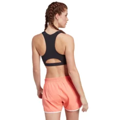 BRASSIERE ADIDAS FEMME RUN MS -Équipement De Tennis hs7258 noir 2