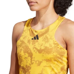 DEBARDEUR ADIDAS FEMME ATHLETE -Équipement De Tennis ht3626 jaune 5