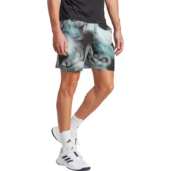 SHORT ADIDAS PRO PRINTED THIEM US SERIES -Équipement De Tennis hz3261 bleu 3
