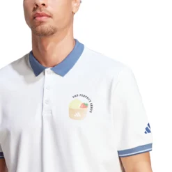 POLO ADIDAS CLUB PREMIUM -Équipement De Tennis ia7106 blanc 4
