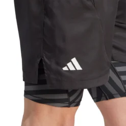 SHORT ADIDAS PRO 2N1 ATHLETE NEW YORK -Équipement De Tennis ib5493 noir 4