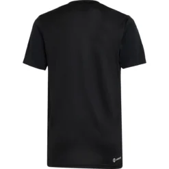 T-SHIRT ADIDAS JUNIOR GARCON TRAIN ESSENTIALS LOGO -Équipement De Tennis ic5659 noir 2