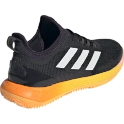 CHAUSSURES ADIDAS FEMME UBERSONIC 4.1 OLYMPICS TERRE BATTUE -Équipement De Tennis if6531 noir 4