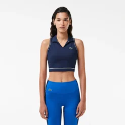 POLO CROP TOP LACOSTE FEMME CORE PERFORMANCE