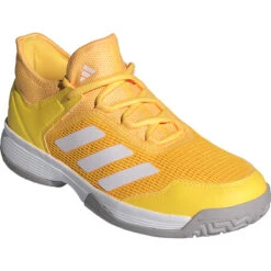 CHAUSSURES ADIDAS JUNIOR UBERSONIC 4 TOUTES SURFACES -Équipement De Tennis if9102 jaune 3