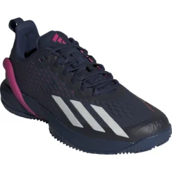 CHAUSSURES ADIDAS ADIZERO CYBERSONIC TERRE BATTUE -Équipement De Tennis if9126 marine 3