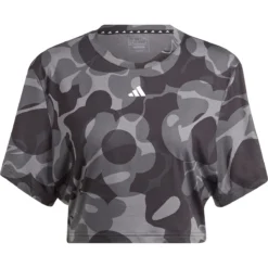 T-SHIRT ADIDAS FEMME PRINT -Équipement De Tennis ij5370 noir 7