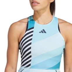 ROBE ADIDAS FEMME PRO REVERSIBLE ATHLETE NEW YORK -Équipement De Tennis il9593 bleu 4