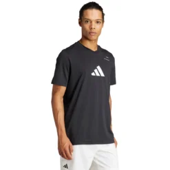 T-SHIRT ADIDAS PLAY PADEL -Équipement De Tennis is2403 noir 3