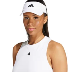 ROBE ADIDAS PRO FEMME ATHLETE LONDRES -Équipement De Tennis it1838 blanc 4