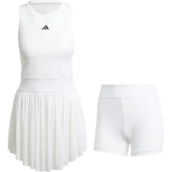 ROBE ADIDAS PRO FEMME ATHLETE LONDRES -Équipement De Tennis it1838 blanc 7