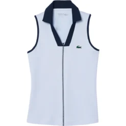POLO LACOSTE FEMME ATHLETE MIAMI -Équipement De Tennis pf7437 x1j bleu 4