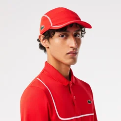 CASQUETTE LACOSTE ATHLETE EURO CLAY -Équipement De Tennis rk7574 6tz rouge 4