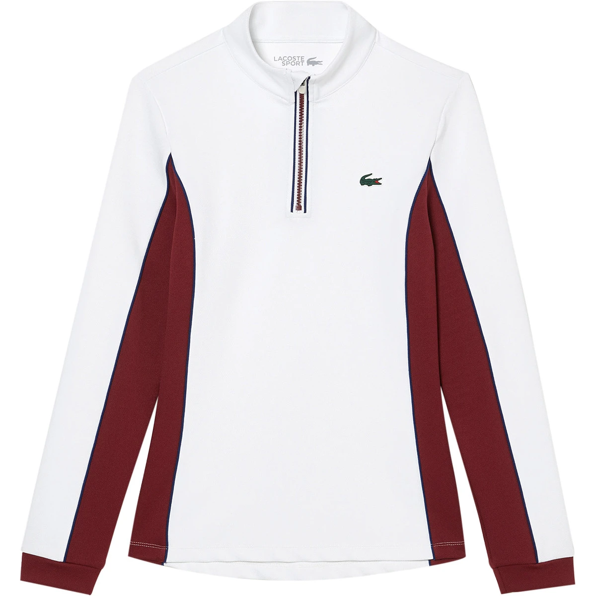 SWEAT LACOSTE FEMME 1/2 ZIP HERITAGE CLUB 4 SWEAT LACOSTE FEMME 1/2 ZIP HERITAGE CLUB – Image 4