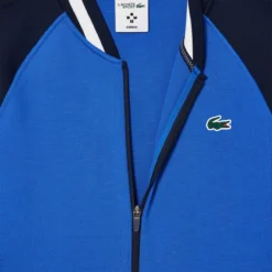 VESTE LACOSTE MEDVEDEV FULL ZIP ON COURT -Équipement De Tennis sh7540 iuu bleu 7
