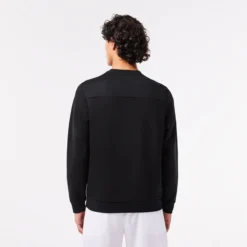 SWEAT LACOSTE CORE PERFORMANCE -Équipement De Tennis sh9604 c31 noir 2