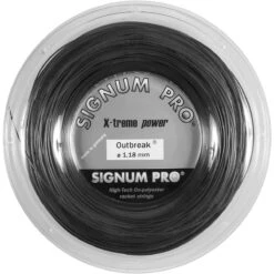 BOBINE SIGNUM PRO OUTBREAK GUT (200 METRES) -Équipement De Tennis sp2ob118 noir 1