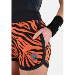 SHORT HYDROGEN FEMME TIGER TECH -Équipement De Tennis t01702 010 orange 4