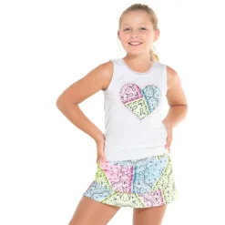 DEBARDEUR LUCKY IN LOVE JUNIOR BANDANA LOVE TIE BACK NOVELTIES