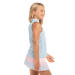 DEBARDEUR LUCKY IN LOVE JUNIOR FILLE BIRDIE -Équipement De Tennis t239 444 bleu 3