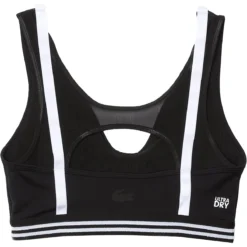 BRASSIERE LACOSTE FEMME -Équipement De Tennis tf7703 6kj noir 7