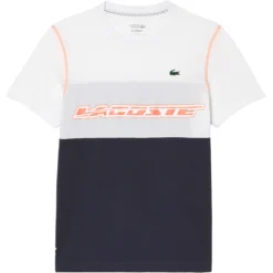 T-SHIRT LACOSTE TRAINING MEDVEDEV -Équipement De Tennis th5197 wyi blanc 4