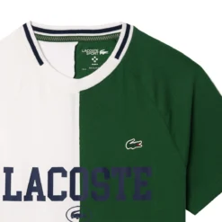 T-SHIRT LACOSTE TRAINING MEDVEDEV OFF COURT -Équipement De Tennis th7538 737 vert 5