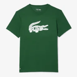 T-SHIRT LACOSTE CORE PERFORMANCE -Équipement De Tennis th8937 291 vert 4