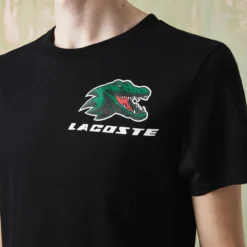 T-SHIRT LACOSTE -Équipement De Tennis th9327 031 noir 5