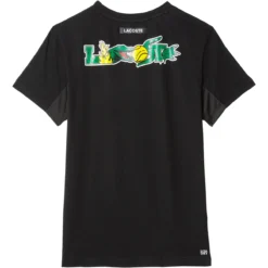 T-SHIRT LACOSTE -Équipement De Tennis th9327 031 noir 7