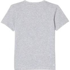 T-SHIRT LACOSTE JUNIOR CROCO -Équipement De Tennis tj2910 mnc gris 5