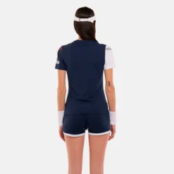 T-SHIRT HYDROGEN FEMME SPORT STRIPES TECH -Équipement De Tennis tt1005 l86 marine 3