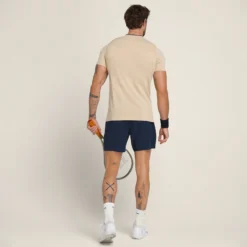 T-SHIRT WILSON SERIES SEAMLESS ZIP HENLEY 2.0 -Équipement De Tennis w91m314107w dkc beige 3