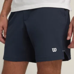 SHORT WILSON TEAM PRO 7IN -Équipement De Tennis wm00287411 dbc marine 4