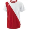 Tee-Shirt Wilson Junior Garçon Team 2 Angle Neck Rouge