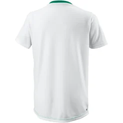 Tee-Shirt Wilson Junior Garçon Team 2 Triangle Crew Vert -Équipement De Tennis wra796401 vert 2