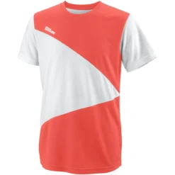 Tee-Shirt Wilson Junior Garçon Team 2 Triangle Crew Corail