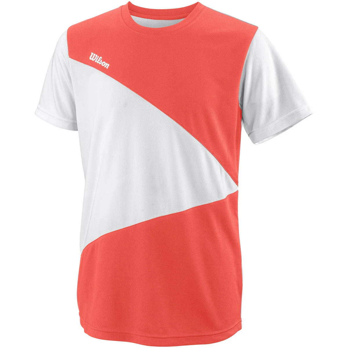 Tee-Shirt Wilson Junior Garçon Team 2 Triangle Crew Corail 1 Tee-Shirt Wilson Junior Garçon Team 2 Triangle Crew Corail